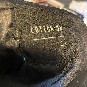 Black fluffy Cotton On jacket